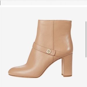 Kate Spade Tilda Pebbled Leather Booties.